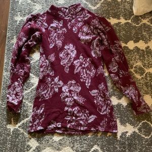 X small free people tunic